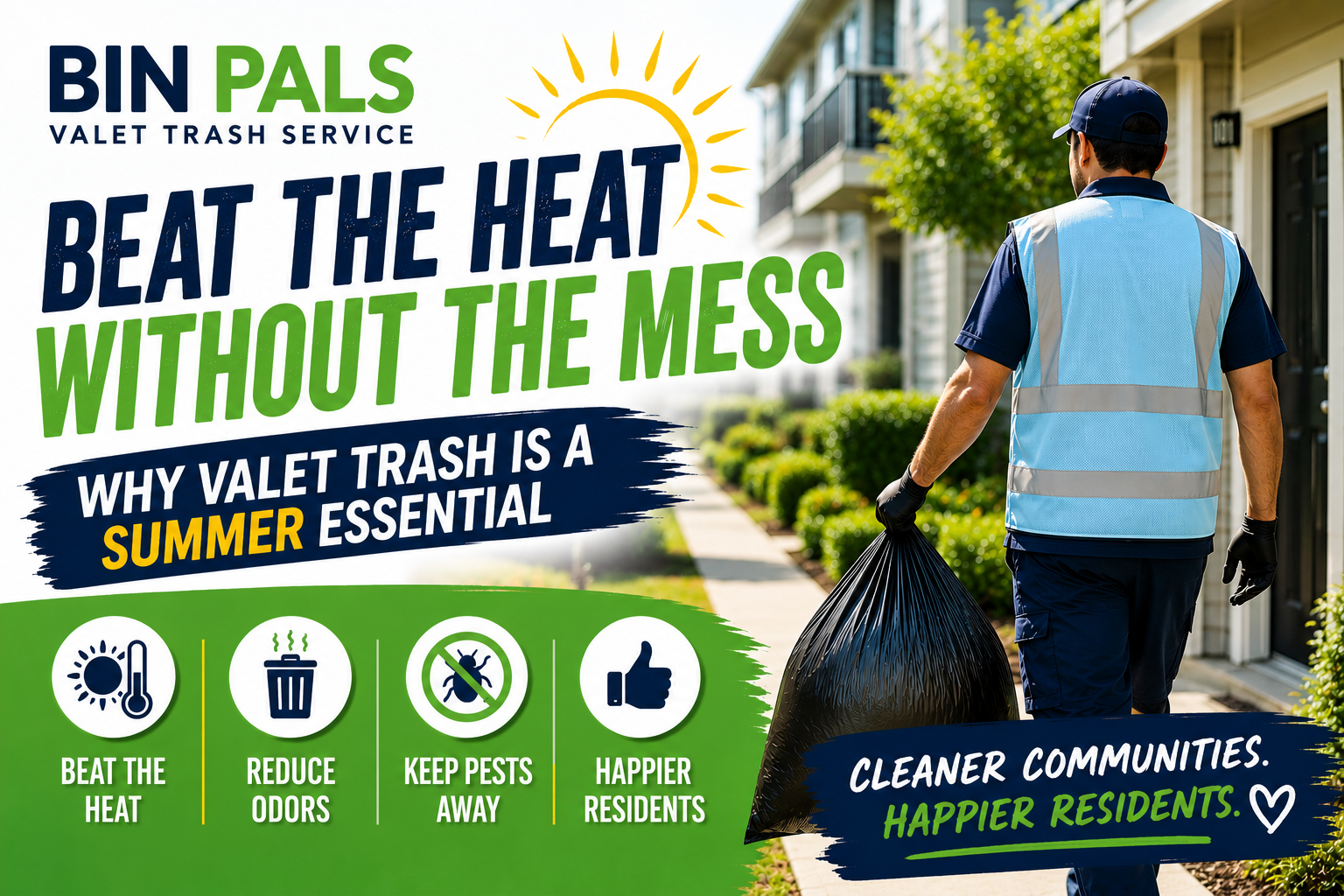 Beat the Heat Without the Mess: Why Valet Trash Is a Summer Essential